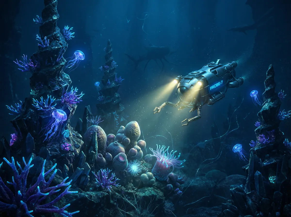 深海海沟探测器搜索 - 悬崖高清下载